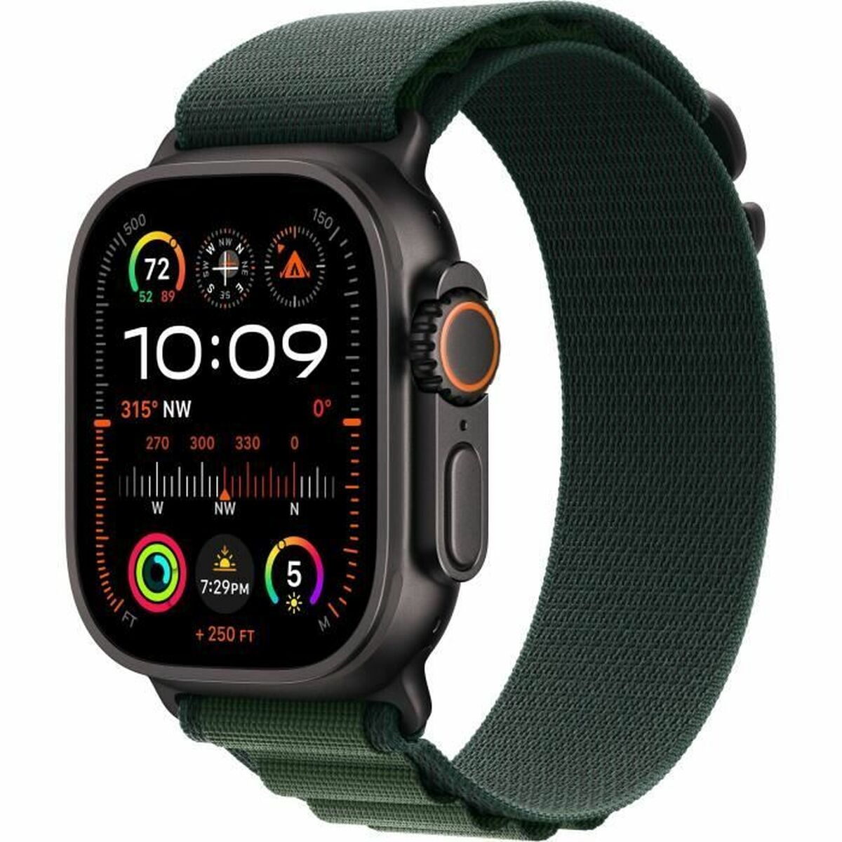 Smartwatch Apple Watch Ultra 2 49 mm Titanium Green Black Smartwatch Apple Watch Ultra 2 49 mm Titanium Green Black