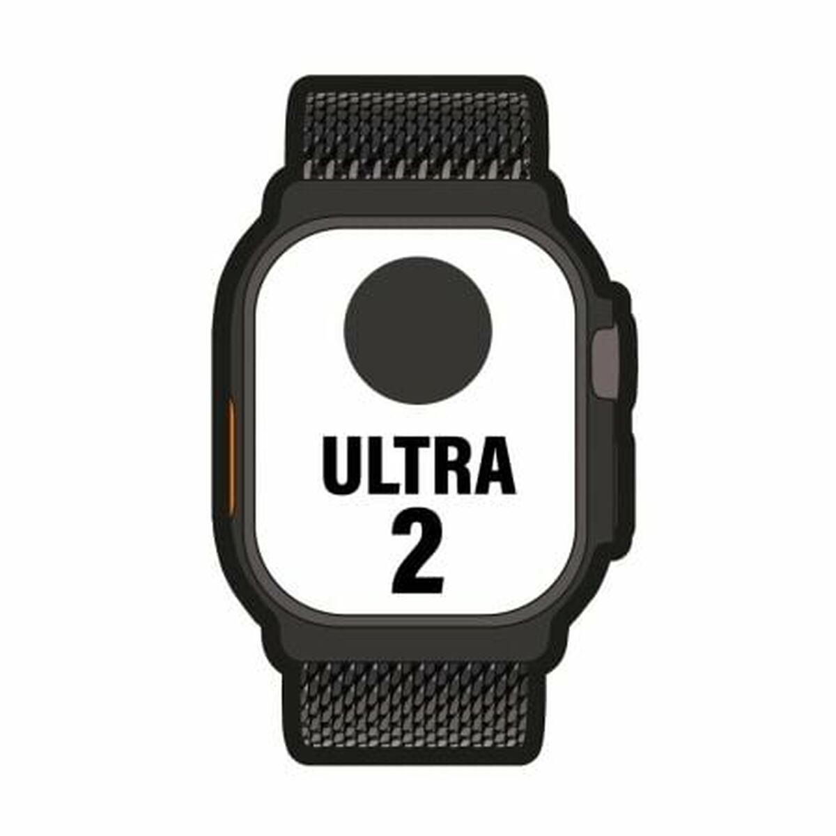 Men’s Watch Apple MX5V3TY/A Black 49 mm