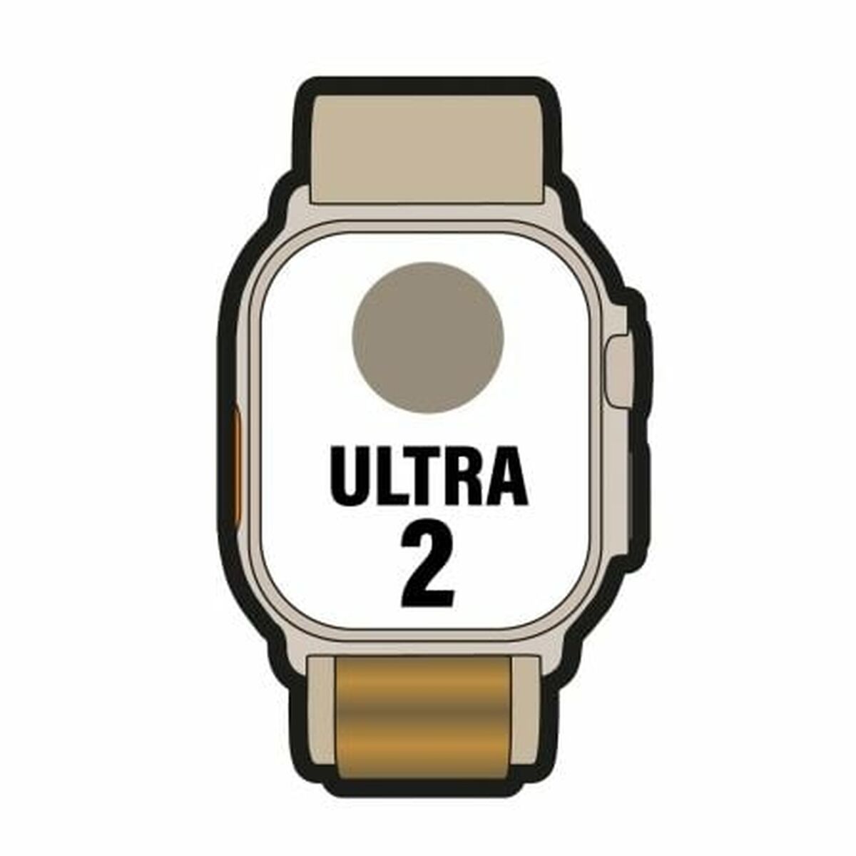 Men’s Watch Apple MX4E3TY/A Titanium 49 mm