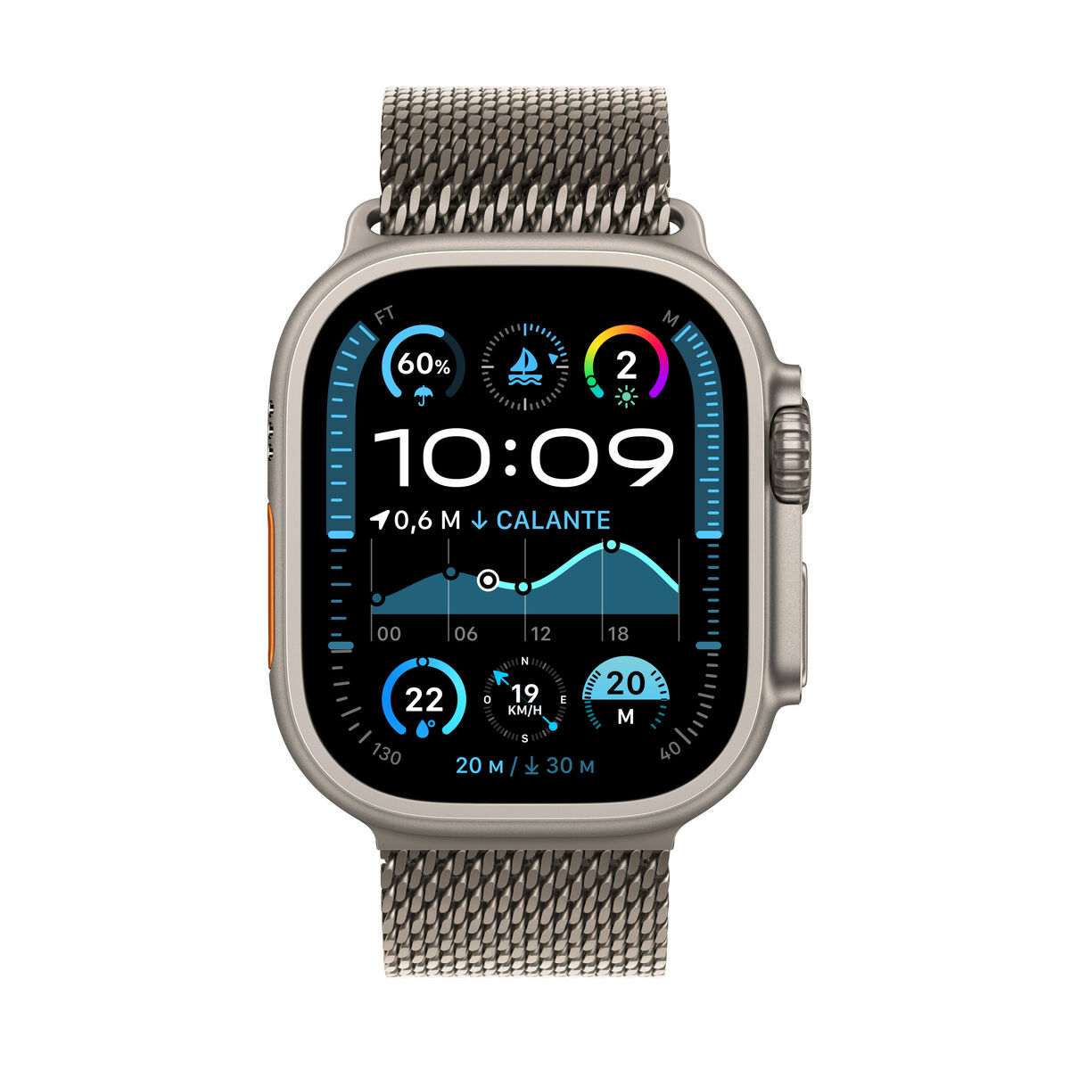 Men’s Watch Apple MX4M3TY/A Titanium