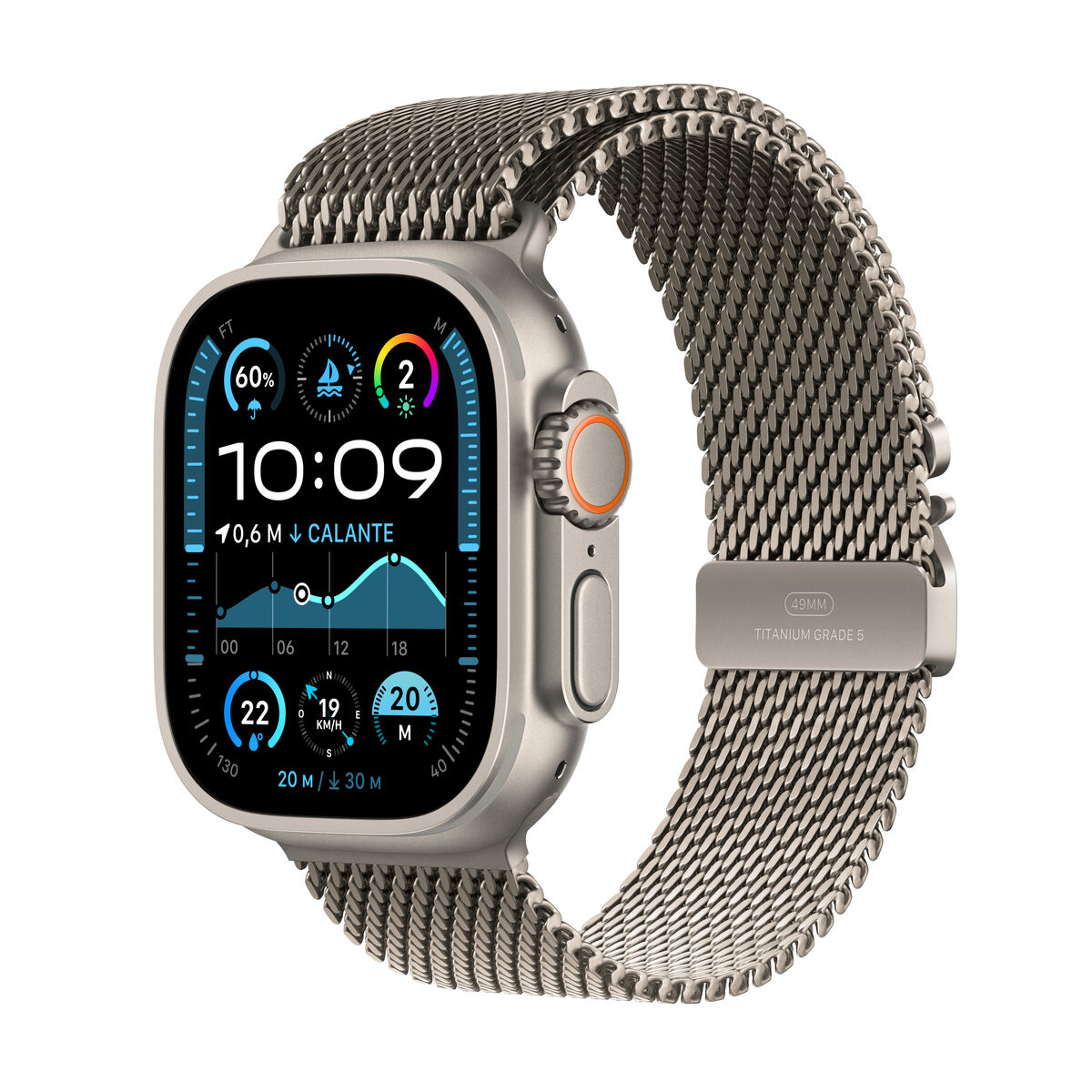 Men’s Watch Apple MX4M3TY/A Titanium
