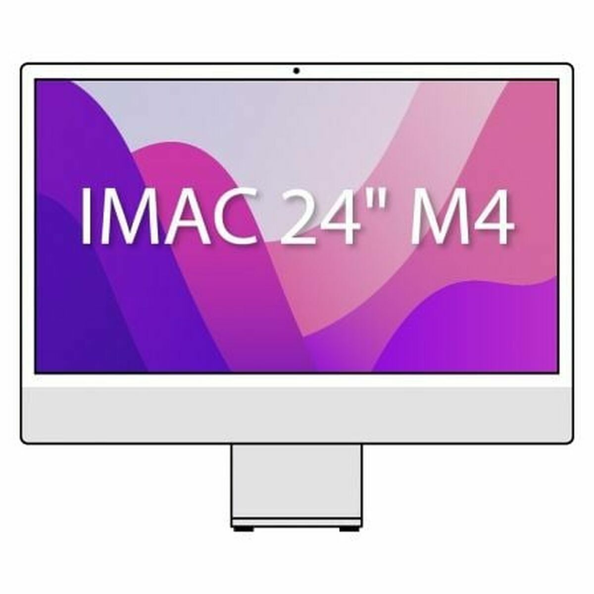 All in One Apple MWUC3Y/A 23,5″ M4 16 GB RAM 256 GB SSD