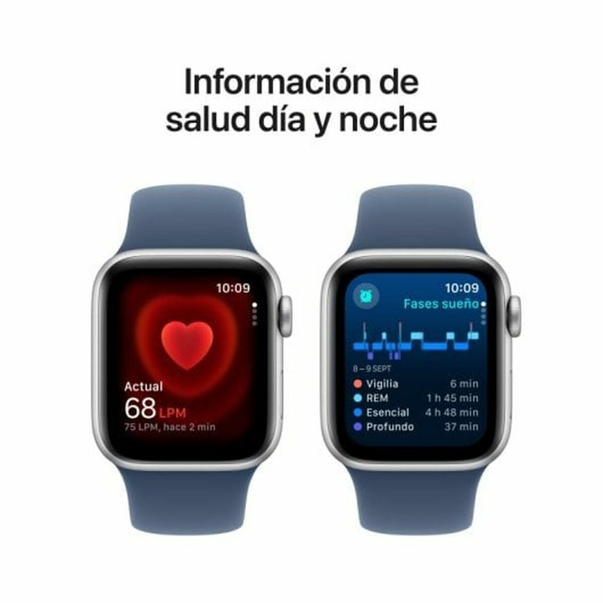 Men’s Watch Apple MXGF3QL/A Blue Silver
