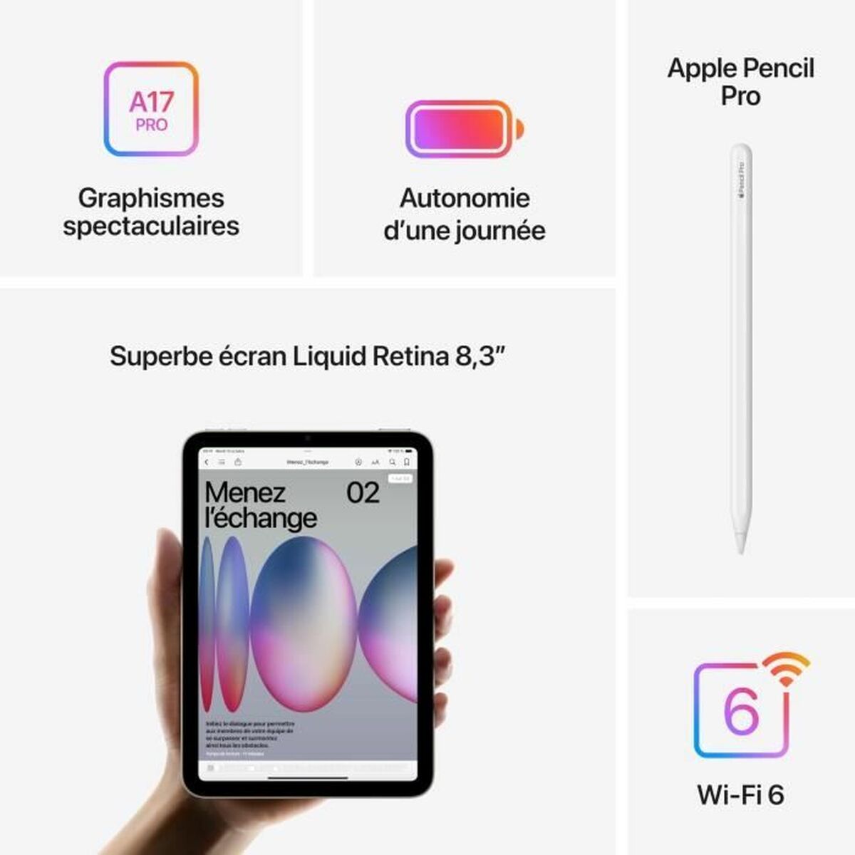 Tablet Apple iPad mini 8,3″ 128 GB Blue