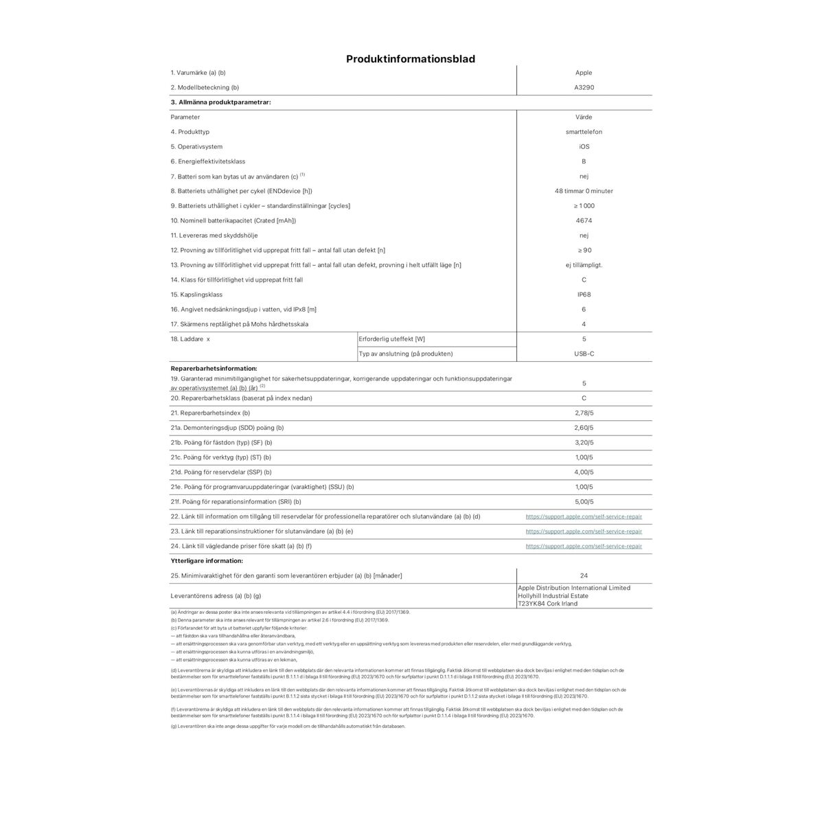 Smartphone Apple IPHONE 16 PLUS 128 GB White 6,7″