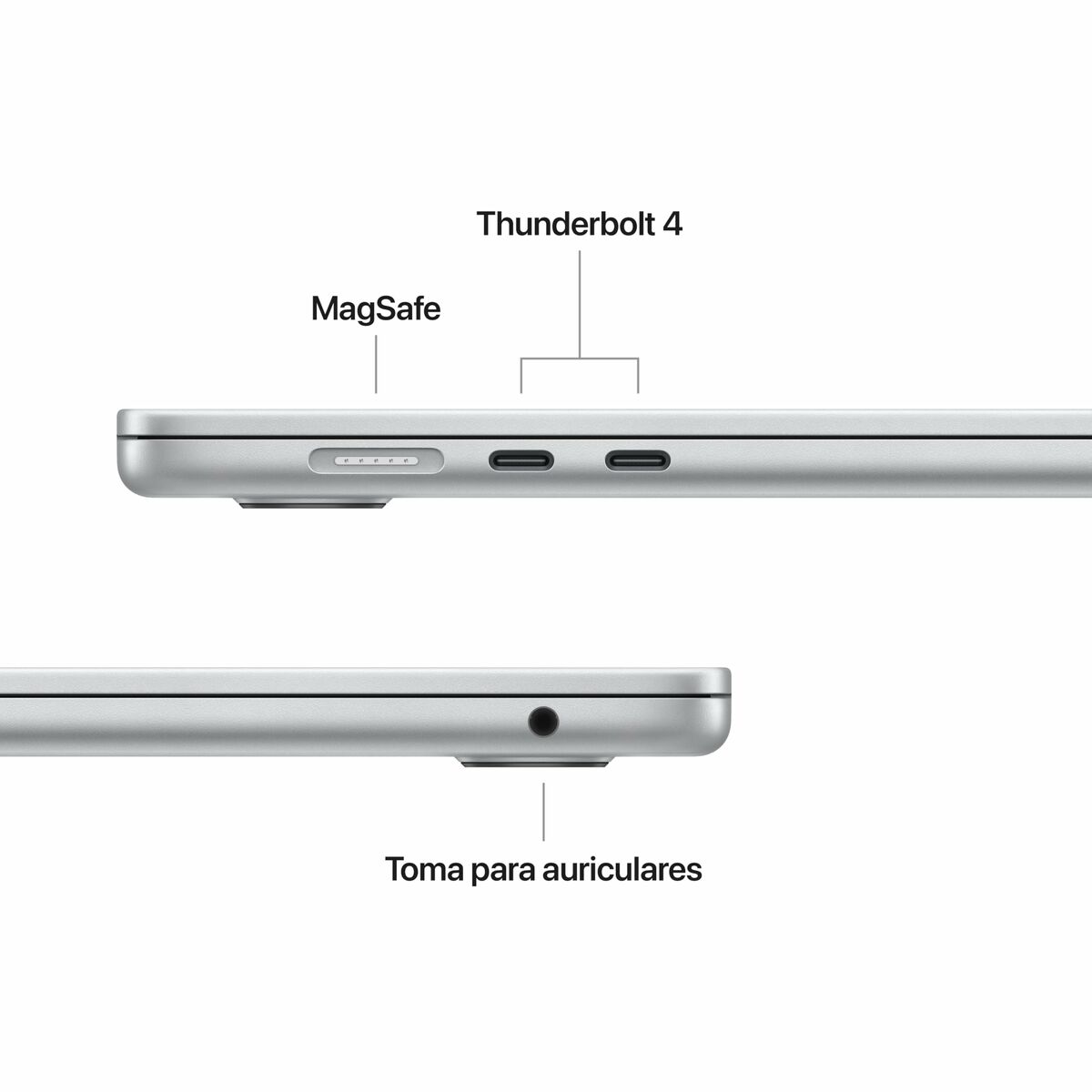 Laptop Apple MW1H3Y/A 13″ M4 16 GB RAM 512 GB SSD