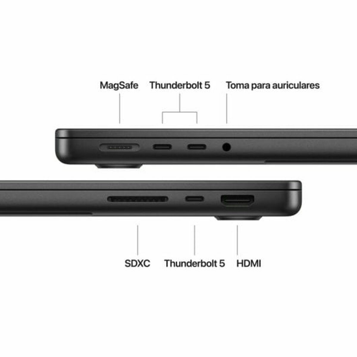 Laptop Apple MX2J3Y/A 14,2″ M2 24 GB RAM 1 TB SSD