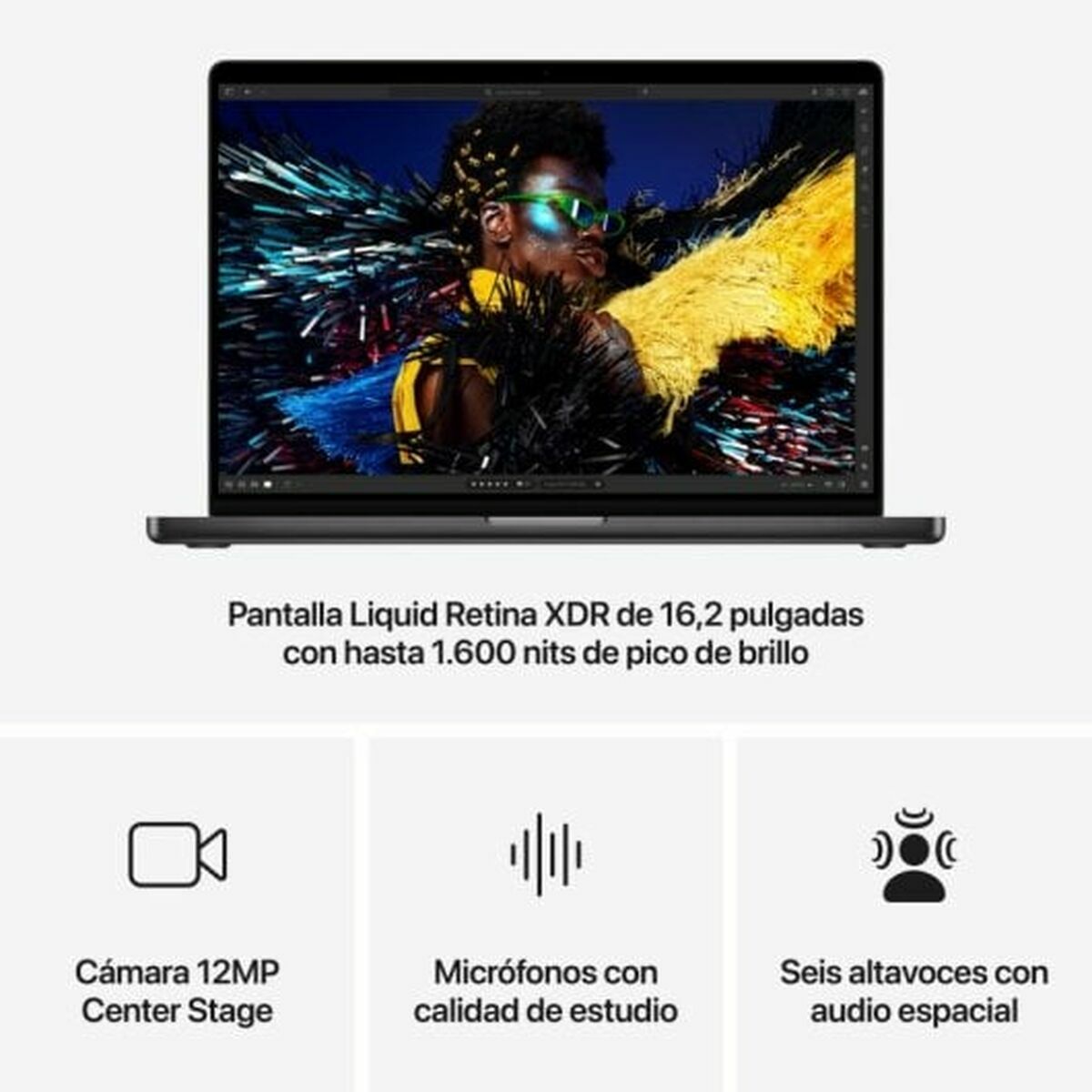 Laptop Apple MX303Y/A 16,2″ M2 36 GB RAM 1 TB SSD