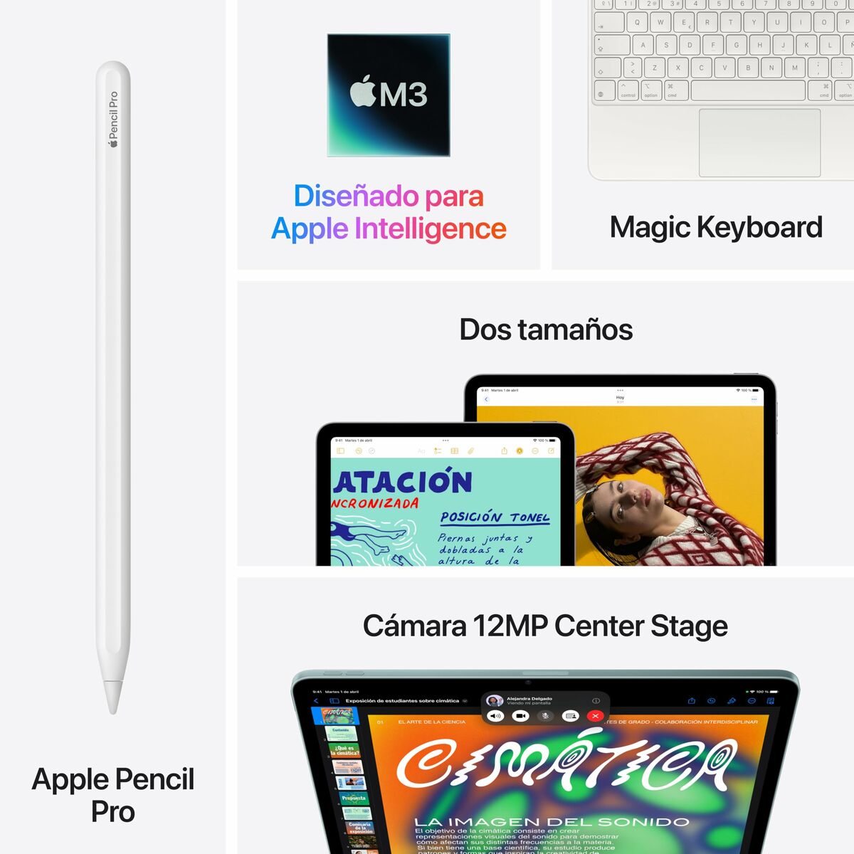 Tablet Apple iPad Air 11″ 8 GB RAM 128 GB Grey Purple M3