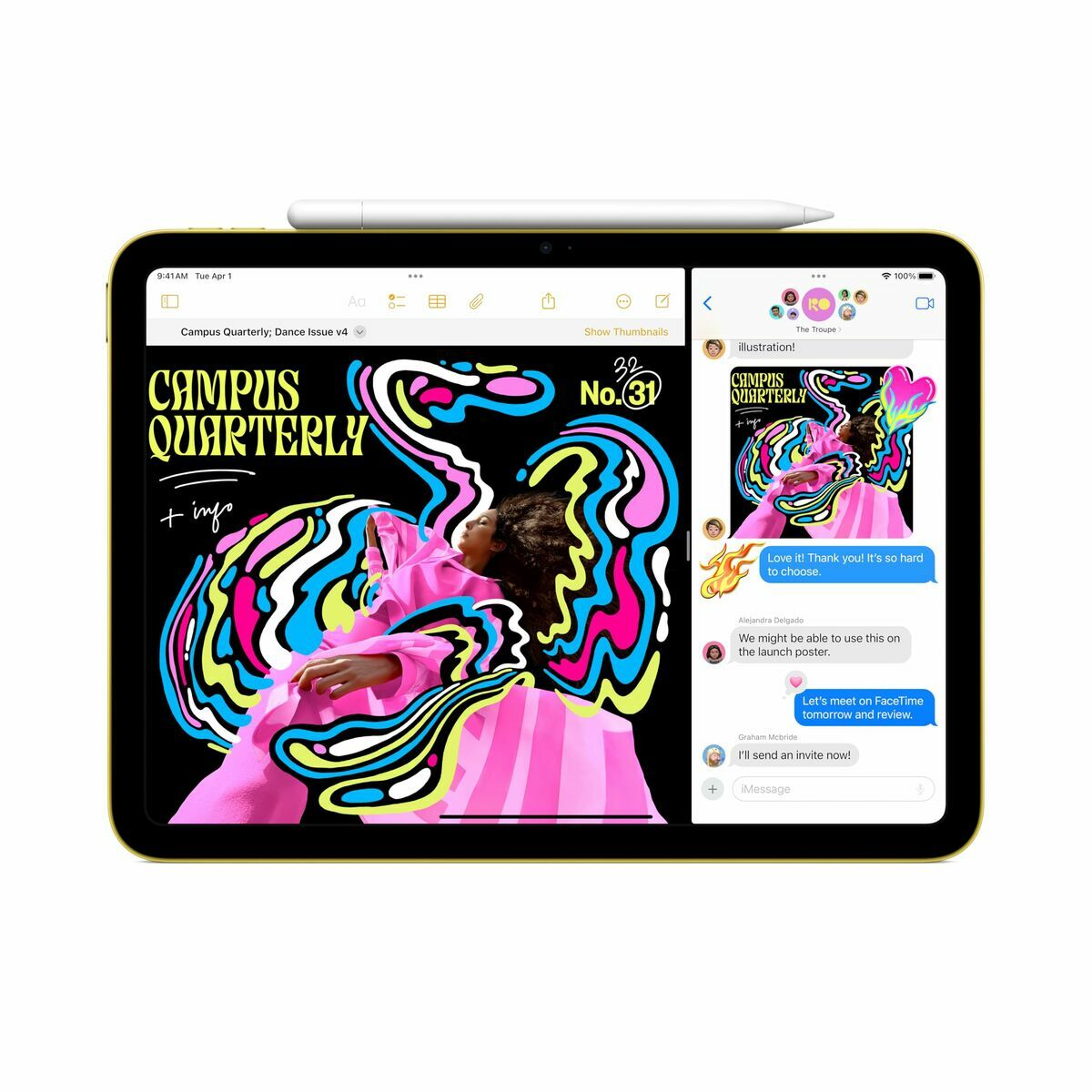 Tablet Apple MD4H4TY/A 11″ 256 GB Blue M4