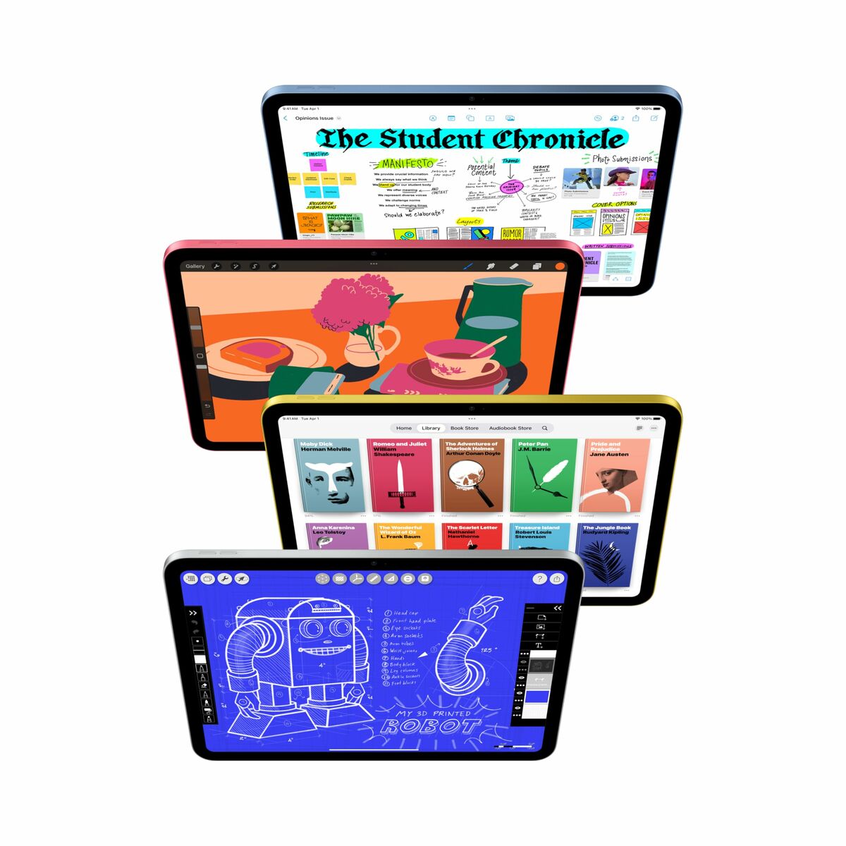 Tablet Apple MD4Y4TY/A 11″ 512 GB Blue M4