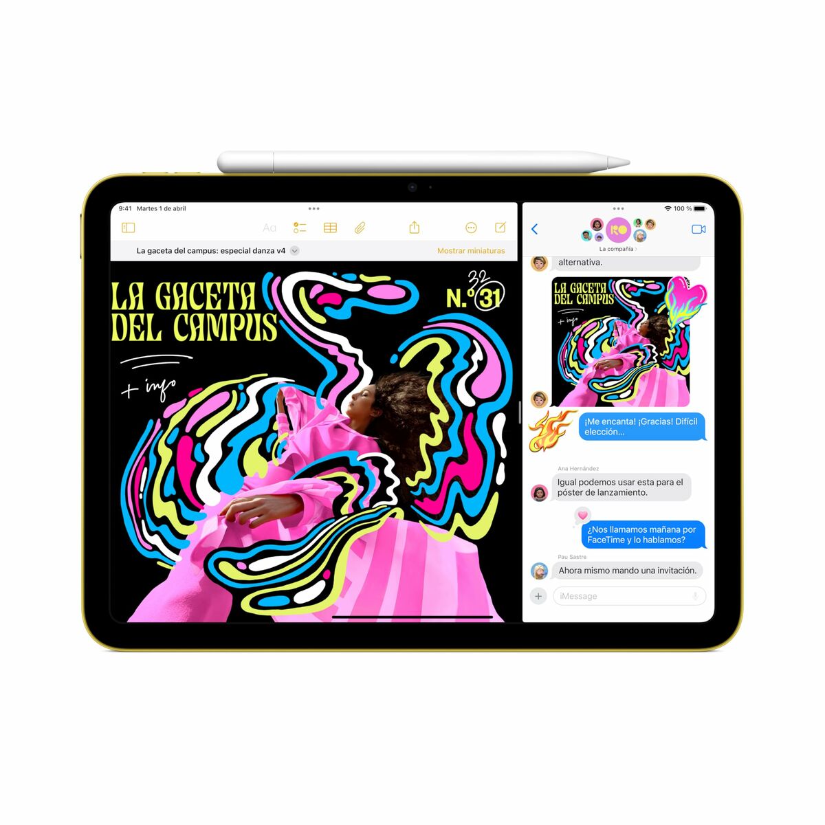 Tablet Apple iPad 11″ 128 GB Pink M4