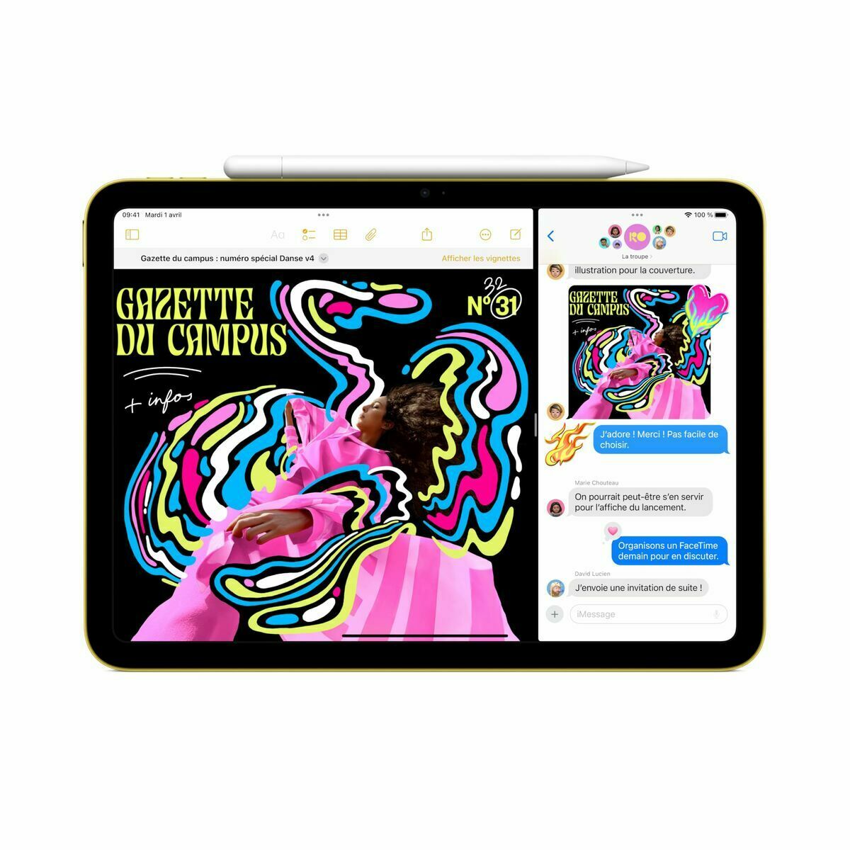 Tablet Apple Jaune 11″ 512 GB