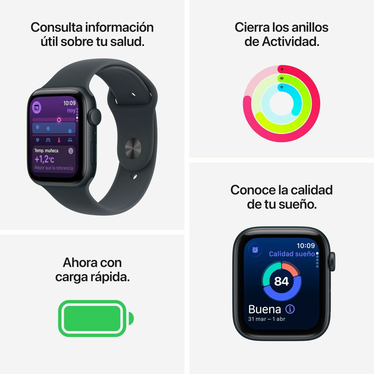 Smartwatch Apple MEHC4QL/A Black 40 mm
