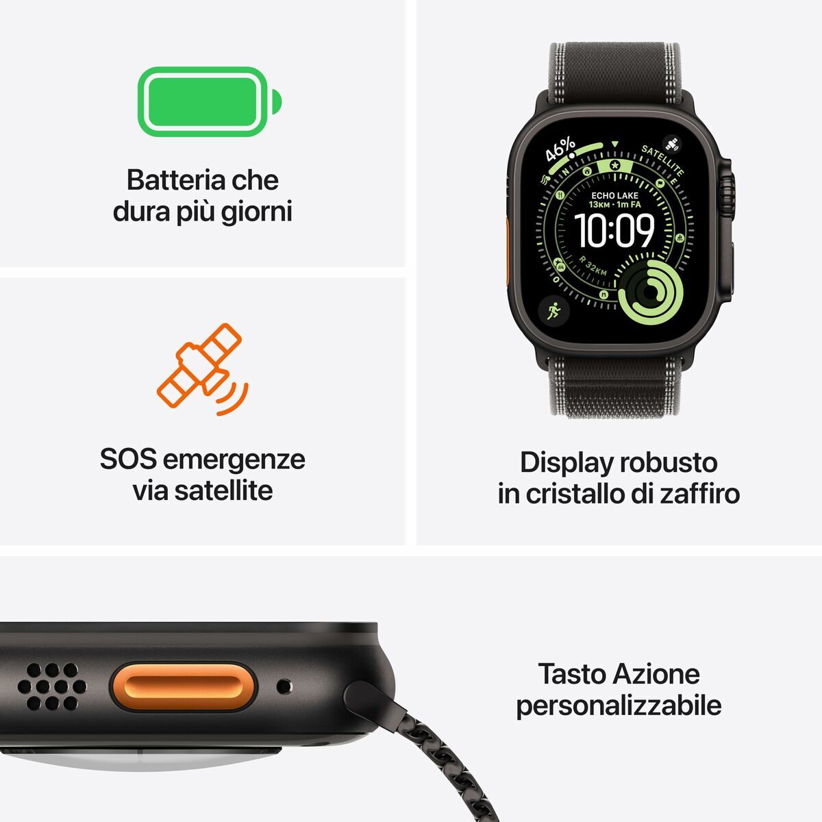 Smartwatch Apple MEWU4QL/A Titanium 49 mm