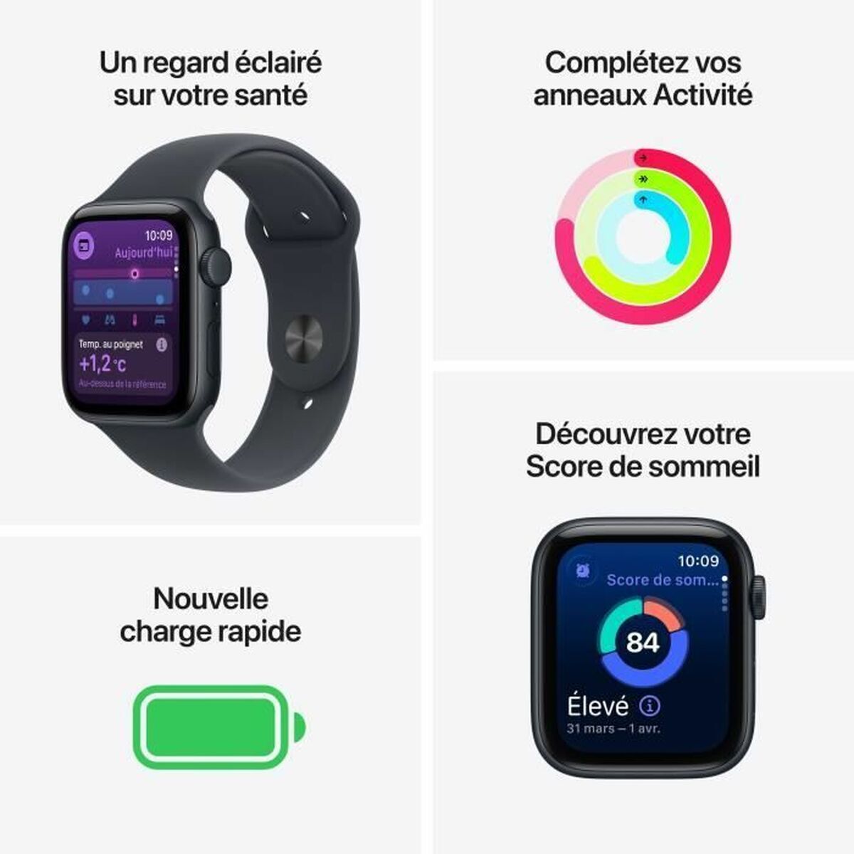 Smartwatch Apple MEPF4ZR/A White 1,78″ 44 mm