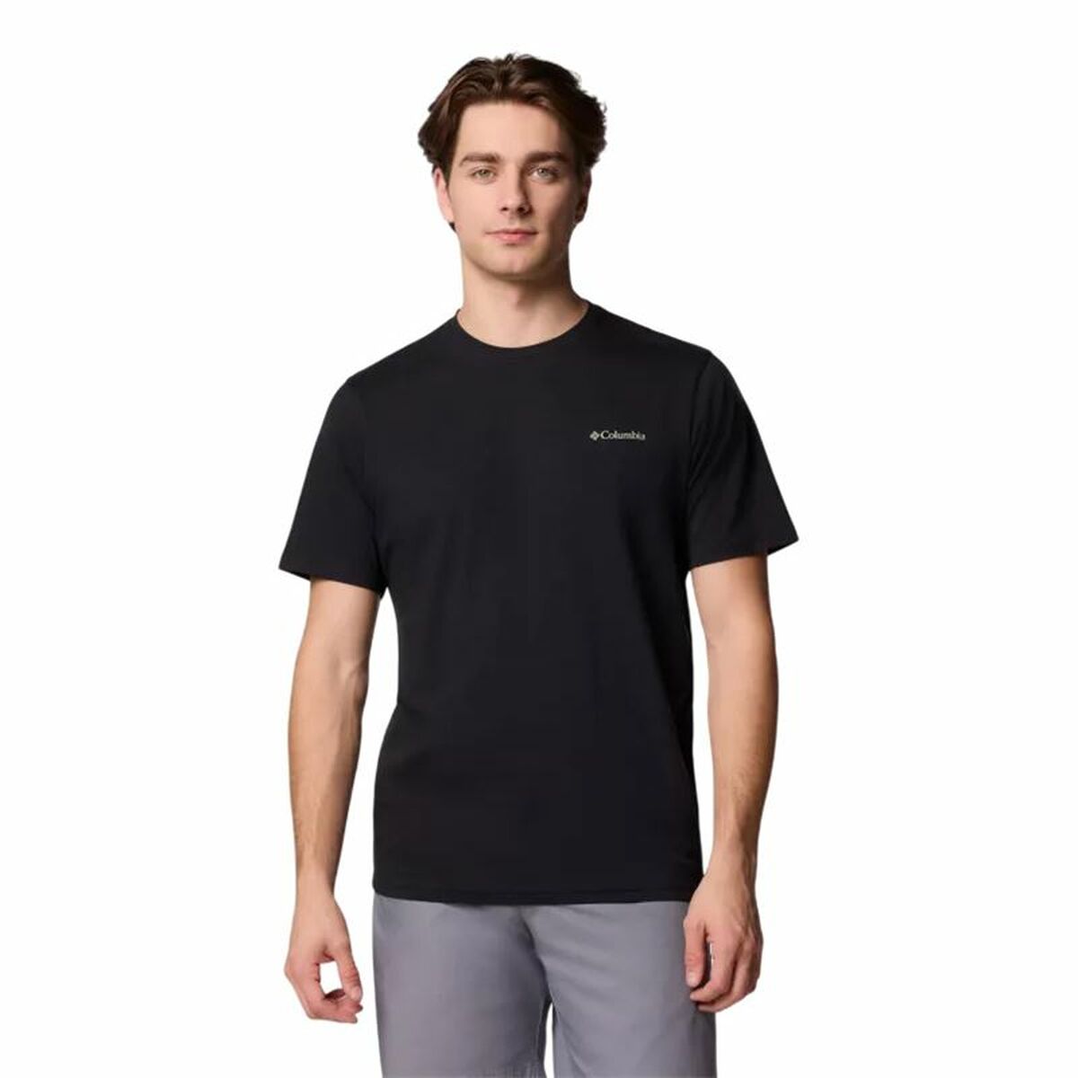 Menâs Short Sleeve T-Shirt Columbia North Cascades⢠Sleeve Black Menâs Short Sleeve T-Shirt Columbia North Cascades⢠Sleeve Black