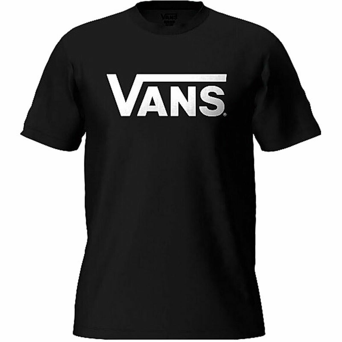 Menâs Short Sleeve T-Shirt Vans Classic Black Menâs Short Sleeve T-Shirt Vans Classic Black