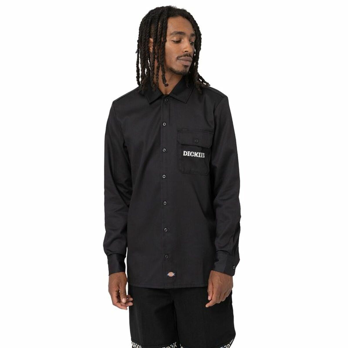 Men’s Long Sleeve Shirt Dickies Wichita Black Men’s Long Sleeve Shirt Dickies Wichita Black