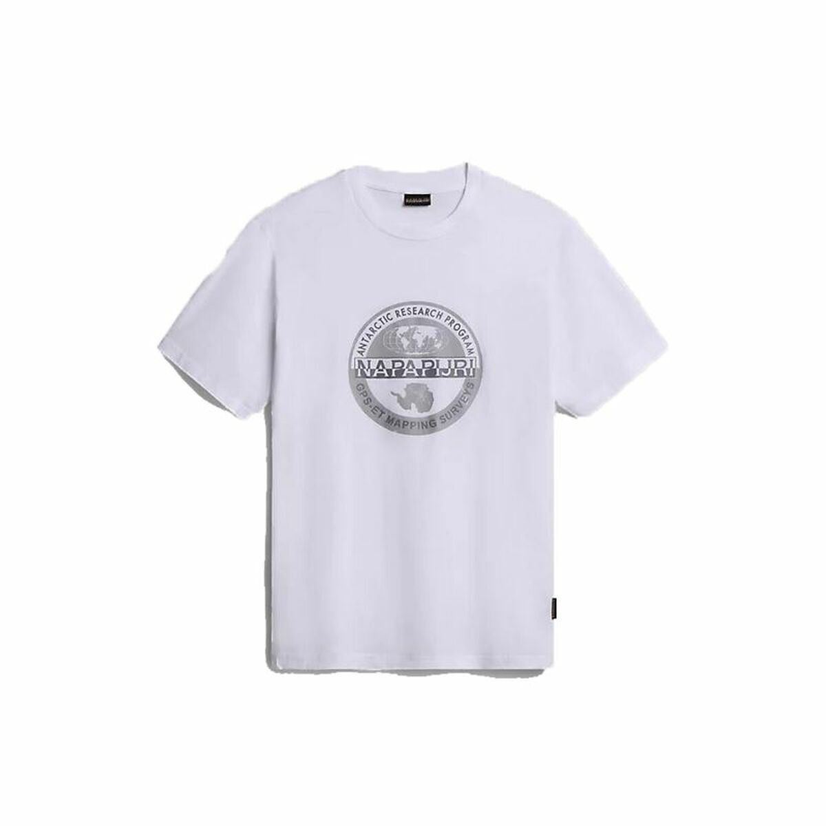 Short-sleeve Sports T-shirt Napapijri S-Bollo Ss 1 White