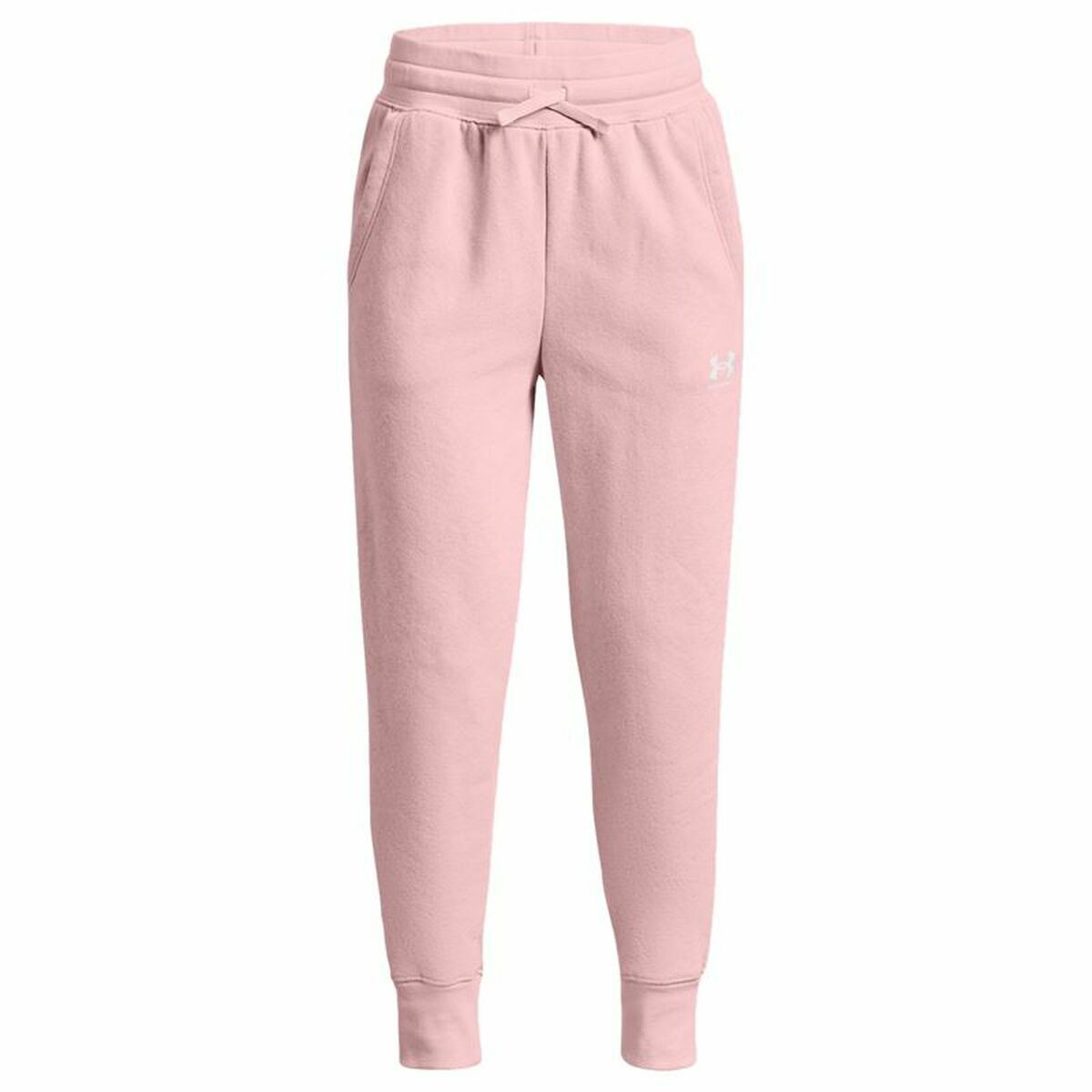 Children’s Tracksuit Bottoms Under Armour Rival Fleece Pink
