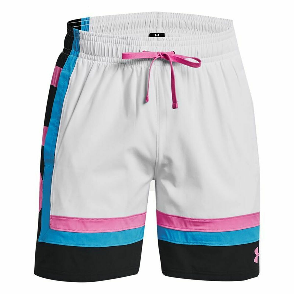 Men’s Basketball Shorts Under Armour Baselin White Men’s Basketball Shorts Under Armour Baselin White