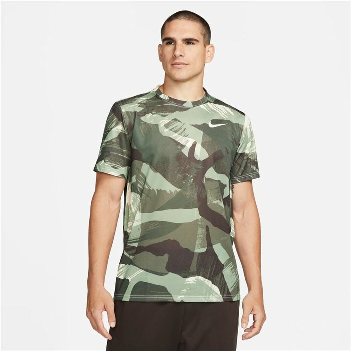 Mens Short Sleeve T-Shirt Nike Dri-FIT Green M