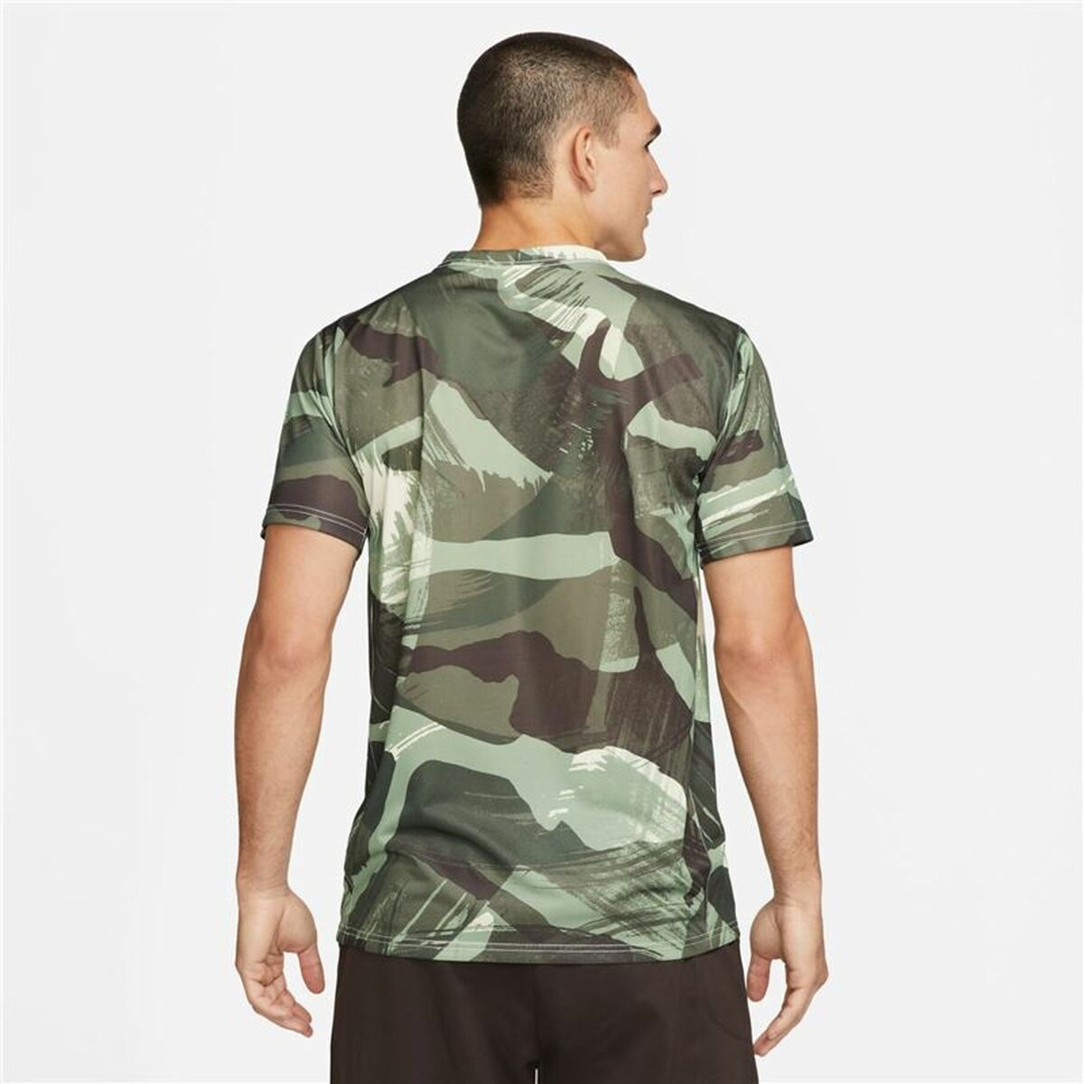 Mens Short Sleeve T-Shirt Nike Dri-FIT Green M