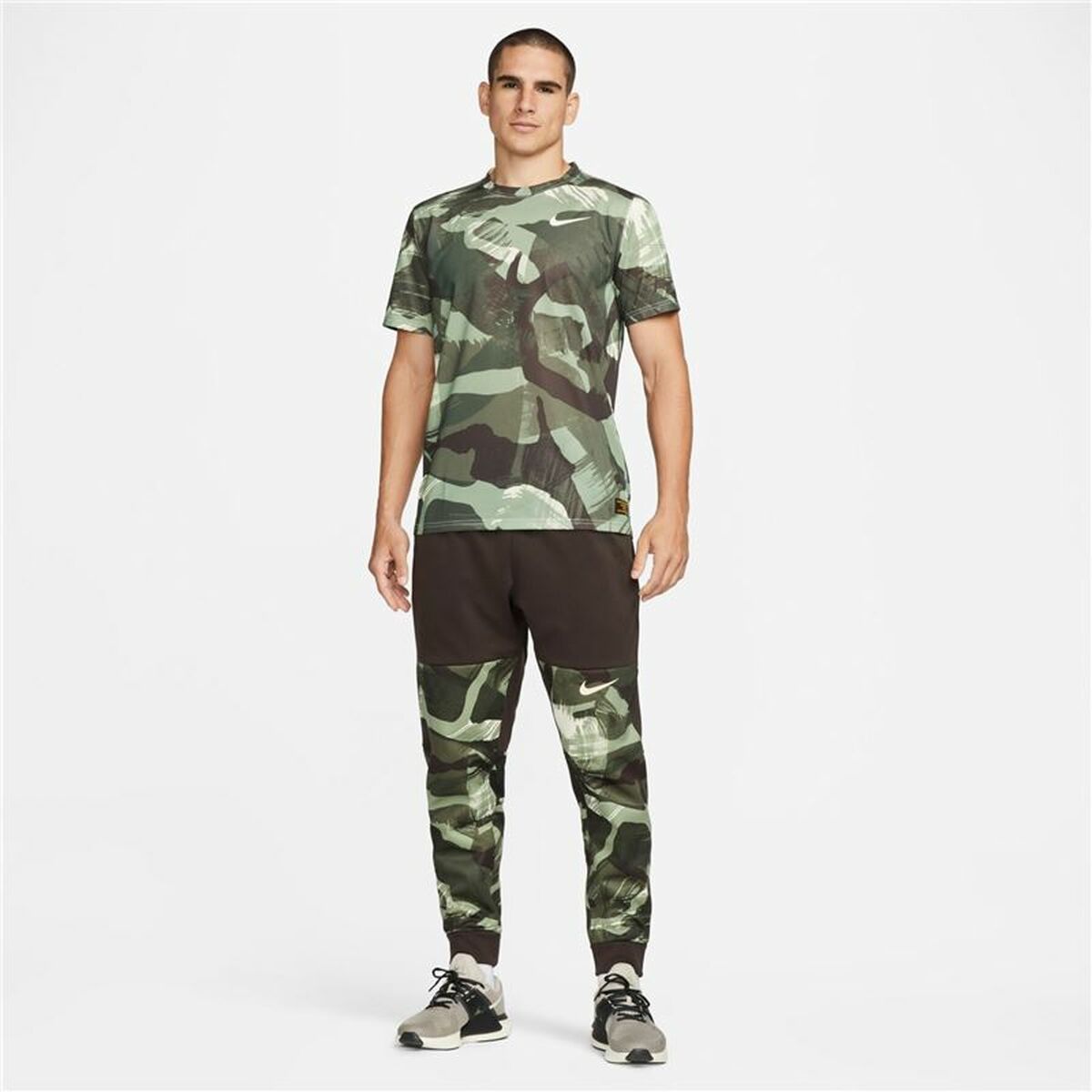 Mens Short Sleeve T-Shirt Nike Dri-FIT Green M