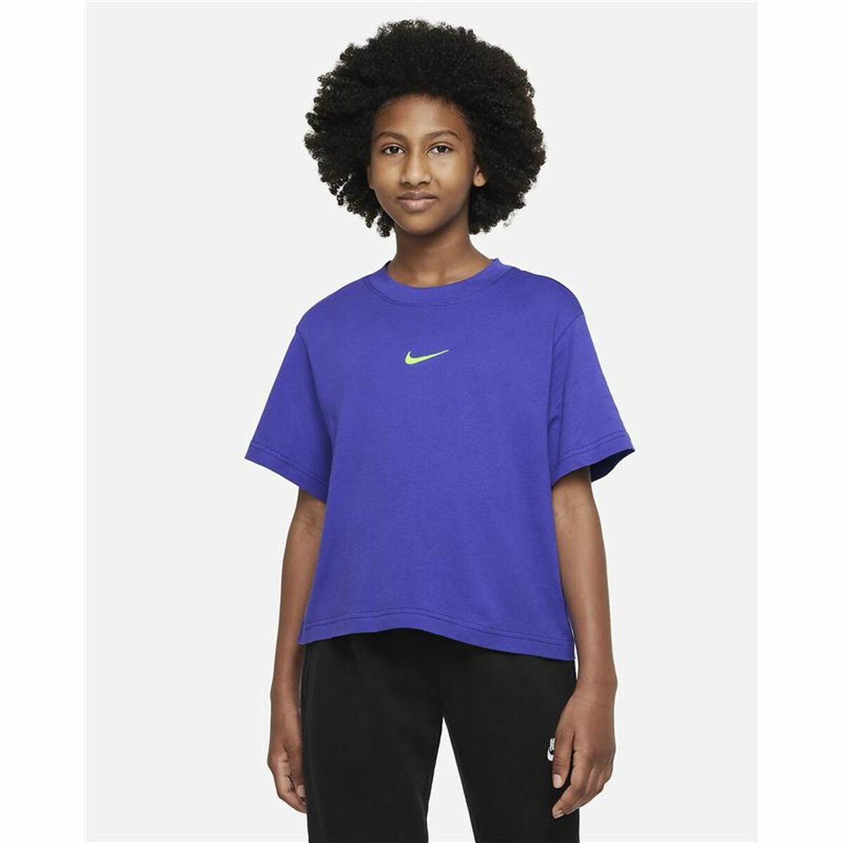 Child’s Short Sleeve T-Shirt Nike Sportswear Blue