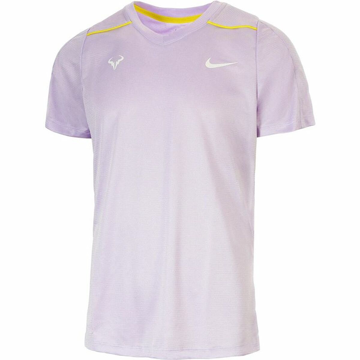Mens Short Sleeve T-Shirt Nike Fall Rafa Challenger Lavendar