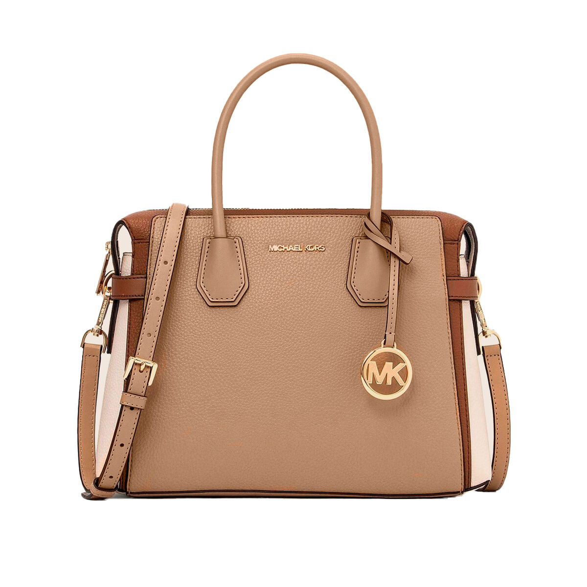 Women’s Handbag Michael Kors MERCER CAMEL MULTI Brown 30 x 23 x 10 cm