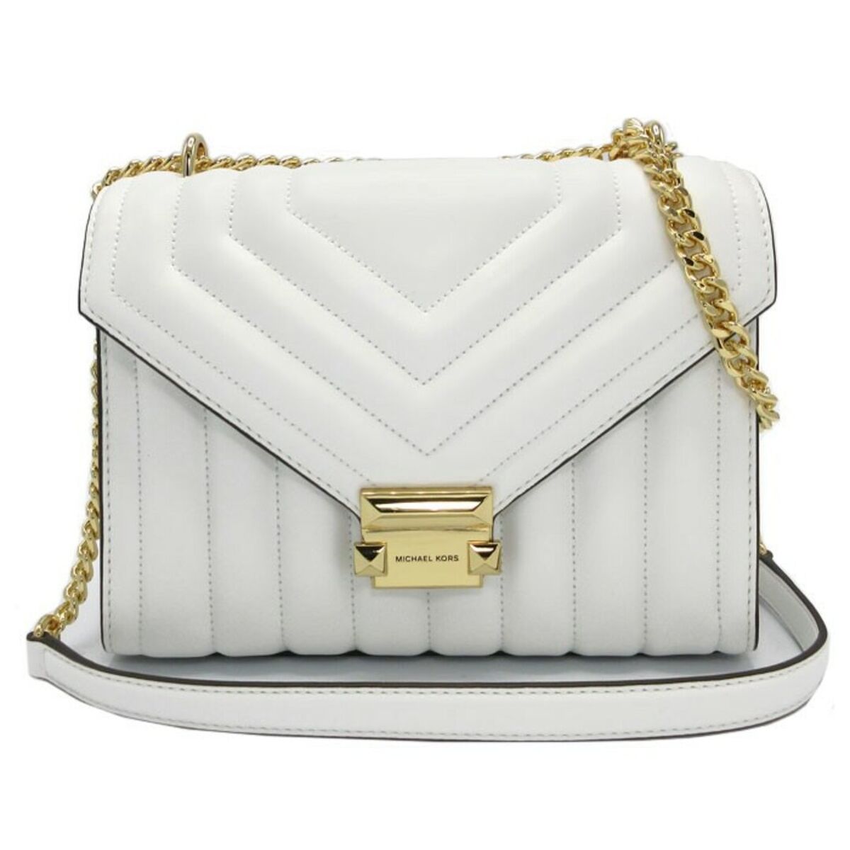 Shoulder Bag Michael Kors Whitney White 24 x 19 x 9 cm