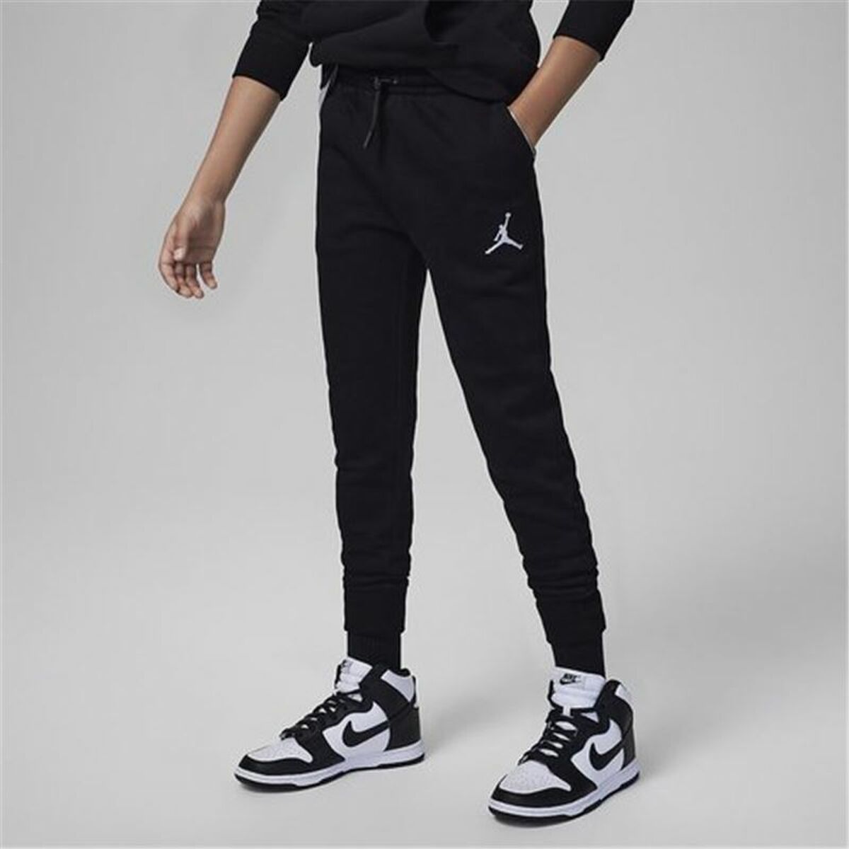 Children’s Tracksuit Bottoms Jordan Mj Essentials Black