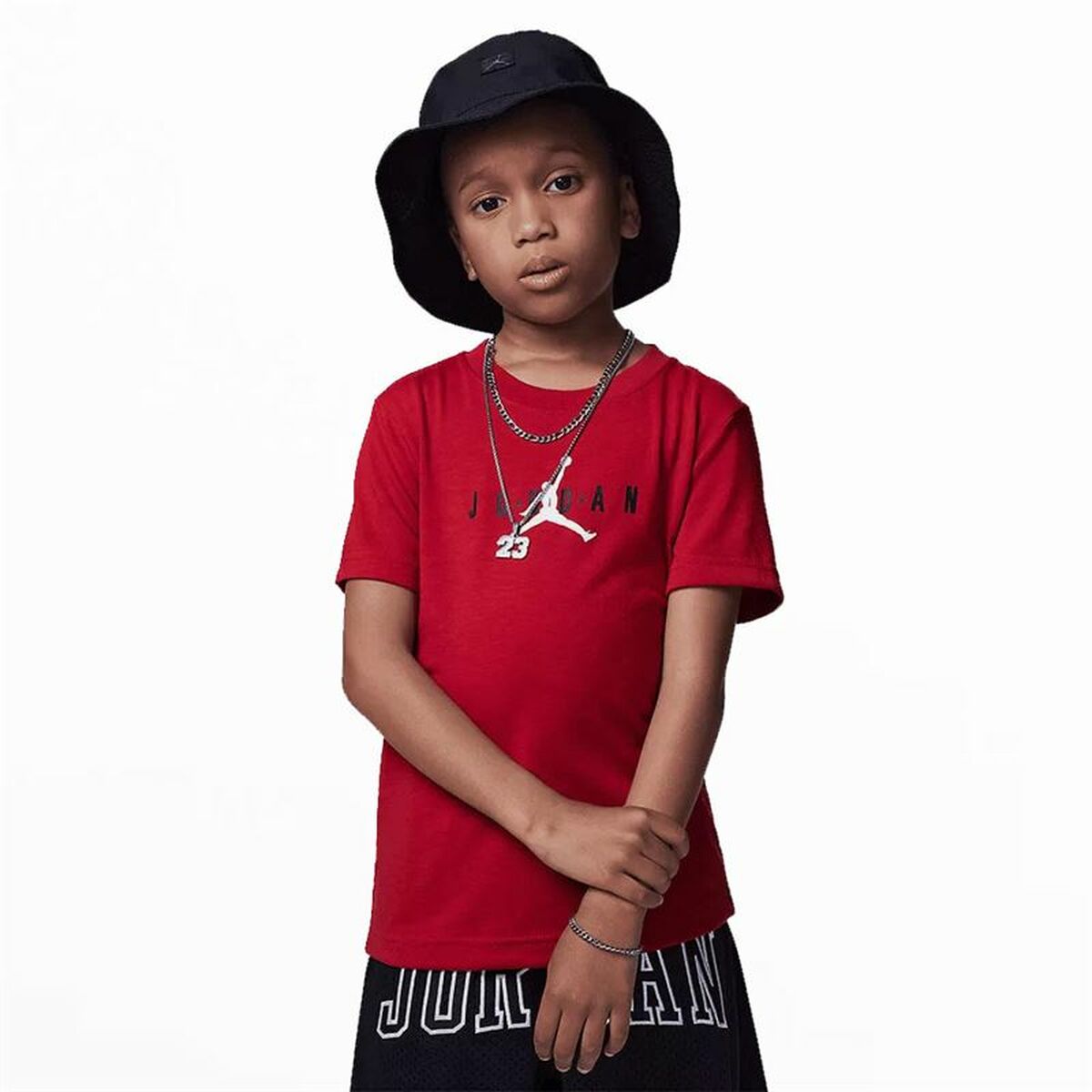 Child’s Short Sleeve T-Shirt Jordan Jumpman Graphic Red Child’s Short Sleeve T-Shirt Jordan Jumpman Graphic Red