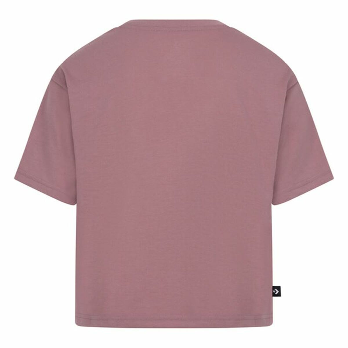 Child’s Short Sleeve T-Shirt Converse Chuck Patch Boxy Salmon