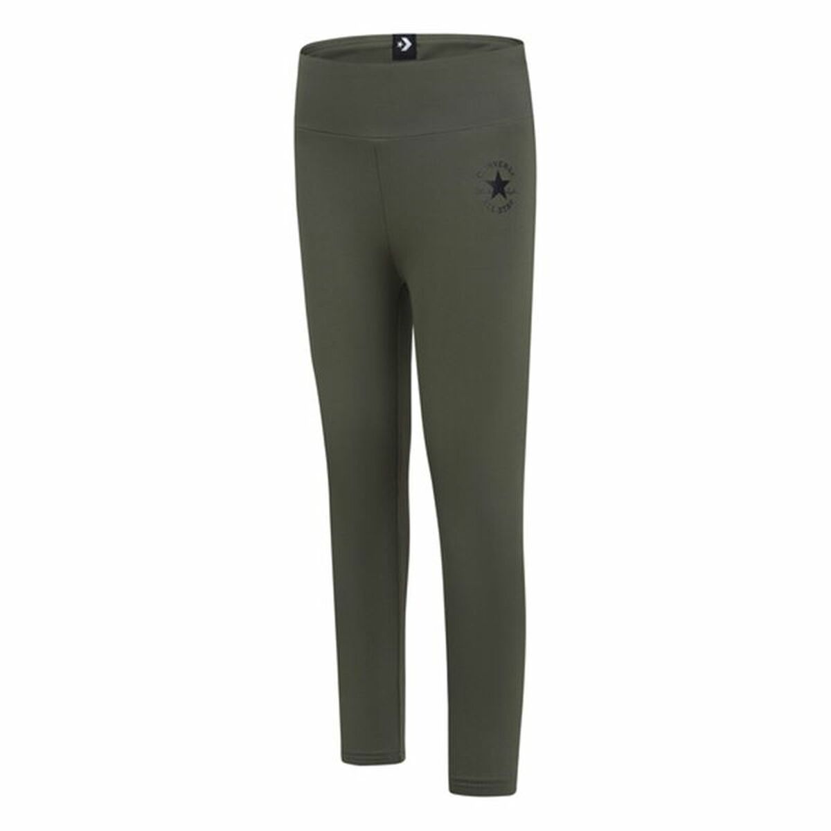 Sports Leggings for Children Converse Chuck Patch High Rise Green Sports Leggings for Children Converse Chuck Patch High Rise Green