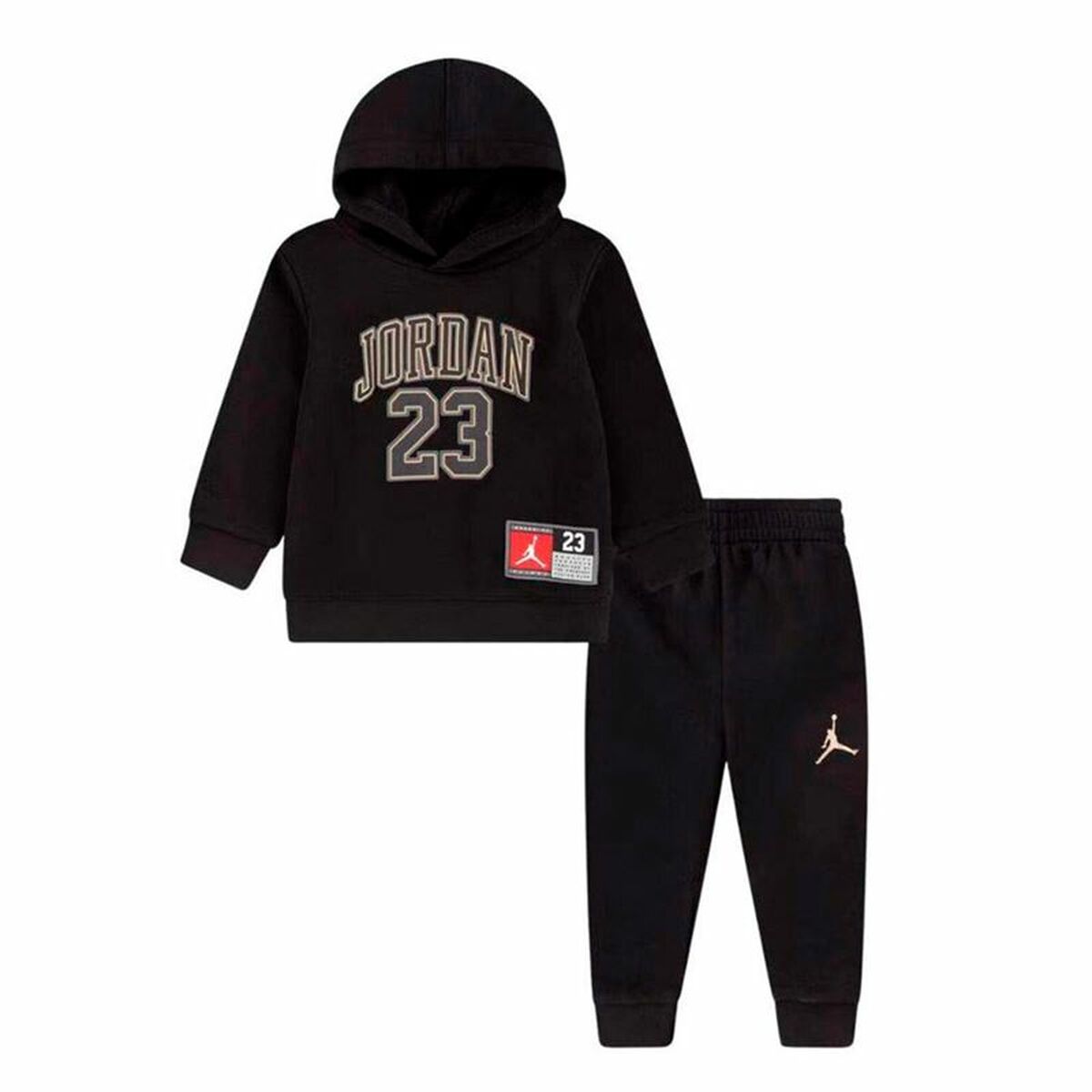 Children’s Sports Outfit Jordan Pack Po Set Black 2 Pieces Children’s Sports Outfit Jordan Pack Po Set Black 2 Pieces