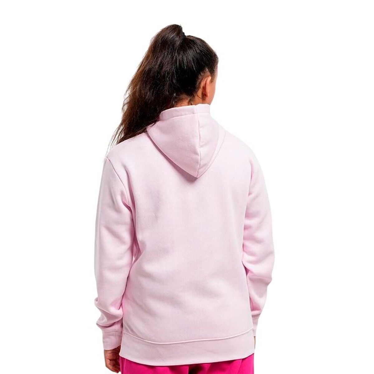 Hooded Sweatshirt for Girls Jordan Jordan Hbr Flc Po Hoodie Pink