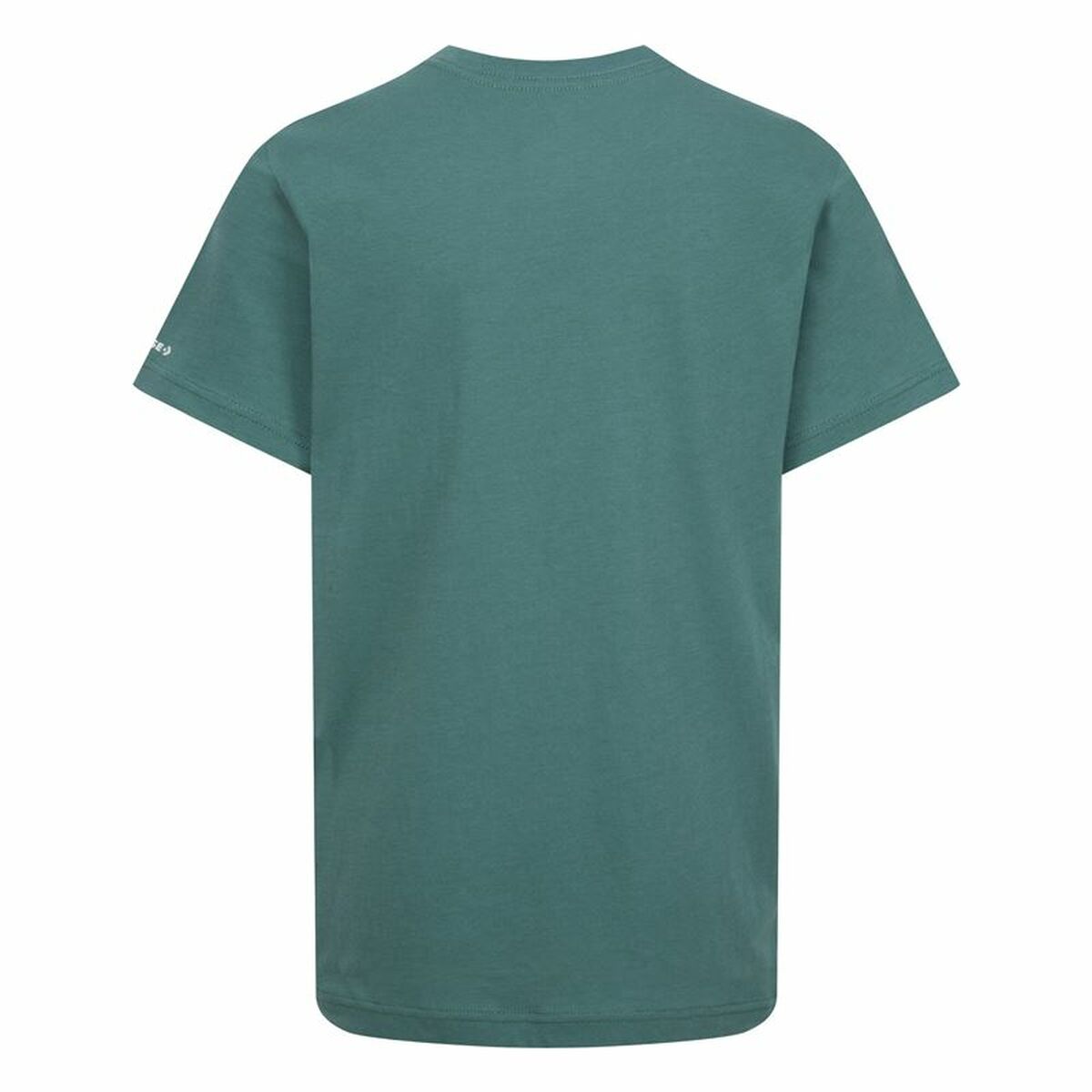 Child’s Short Sleeve T-Shirt Converse Script Sneaker Gfx Sse Cyan