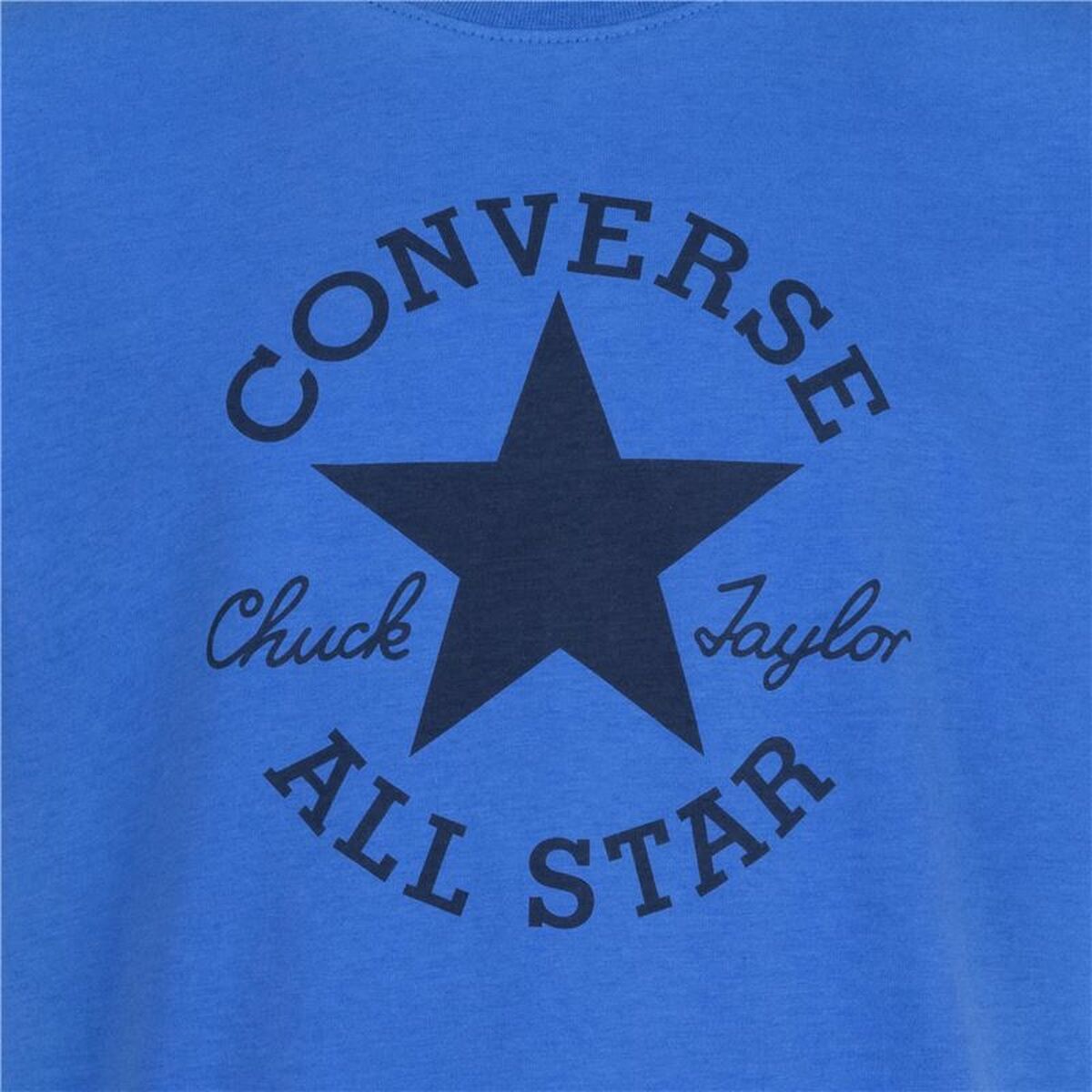 Child’s Short Sleeve T-Shirt Converse Sustainable Core Sse Blue