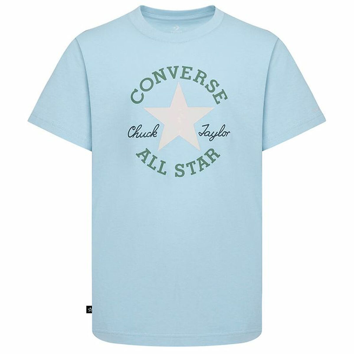 Child’s Short Sleeve T-Shirt Converse Sustainable Core Sse Sky blue