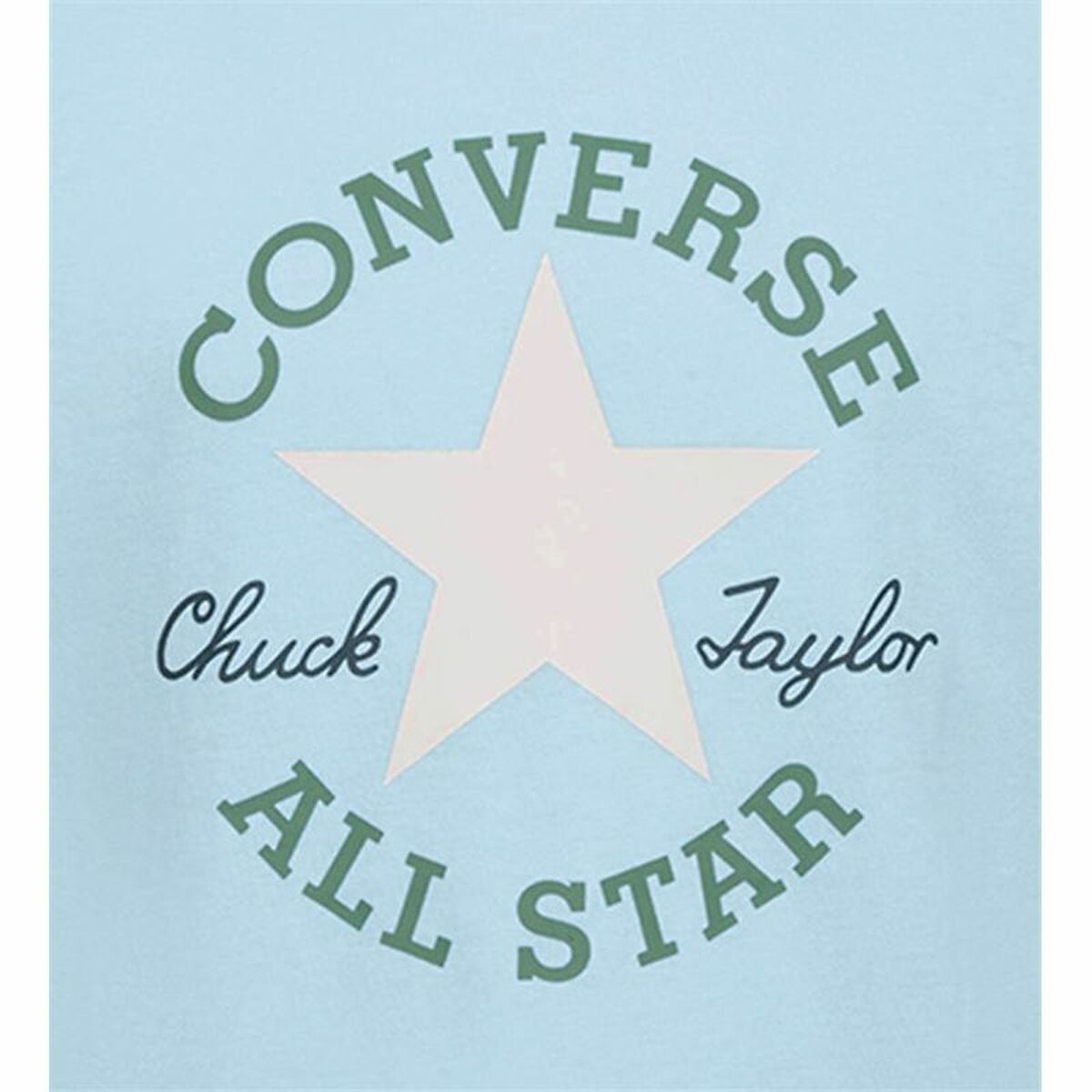 Child’s Short Sleeve T-Shirt Converse Sustainable Core Sse Sky blue