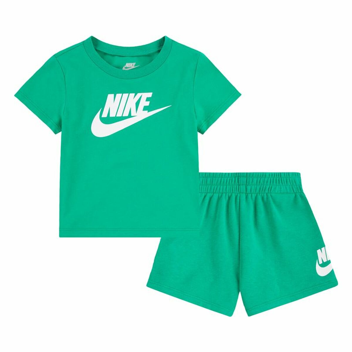Sports Outfit for Baby Nike Nike Club Green Multicolour Sports Outfit for Baby Nike Nike Club Green Multicolour