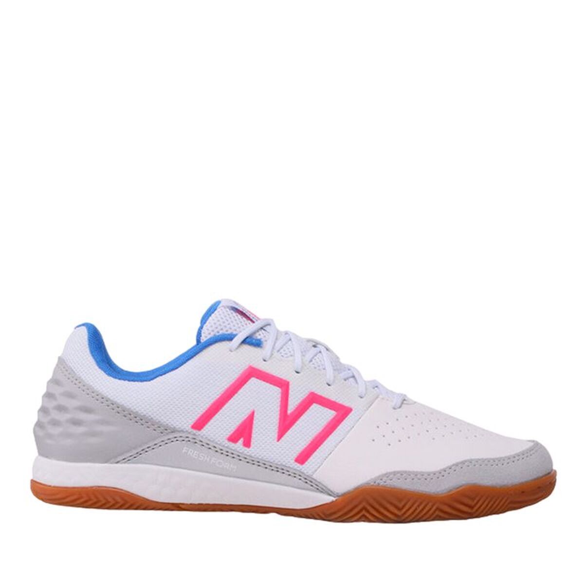 Adult’s Indoor Football Shoes New Balance Audazo v6 White Adult’s Indoor Football Shoes New Balance Audazo v6 White