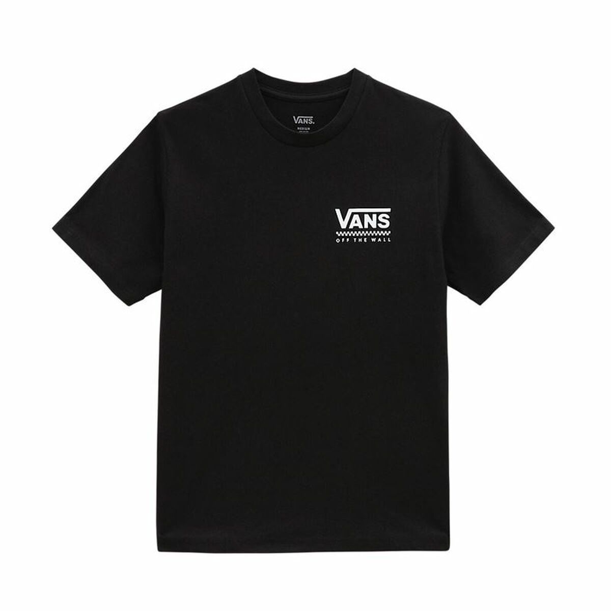 Childrenâs Short Sleeve T-Shirt Vans Orbiter-B Black Childrenâs Short Sleeve T-Shirt Vans Orbiter-B Black