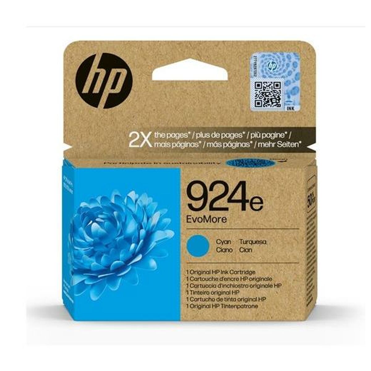 Original Ink Cartridge HP 00P OFFICEJET PRO 8120, 8130 SERIES – 924E Cyan