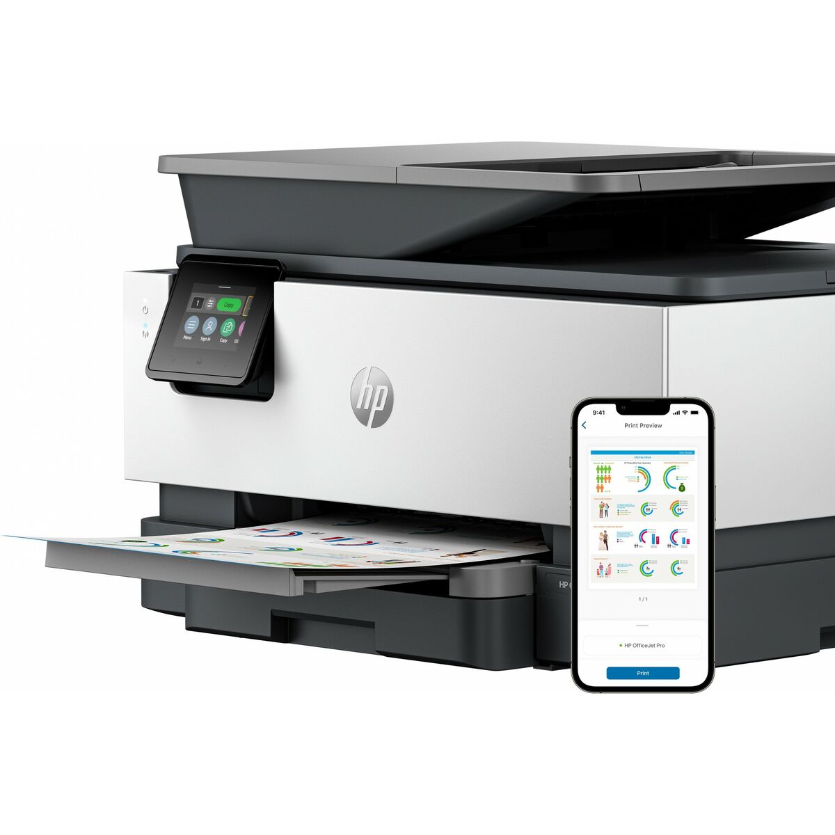 Multifunction Printer HP OFFICEJET PRO 9120B wi-fi