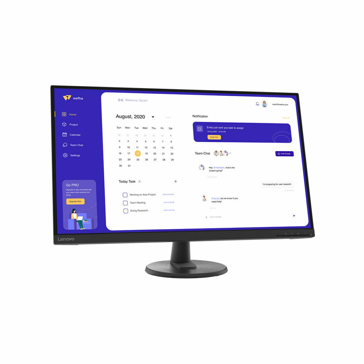 Monitor Lenovo 66FDGAC2EU 4K Ultra HD 31,5″