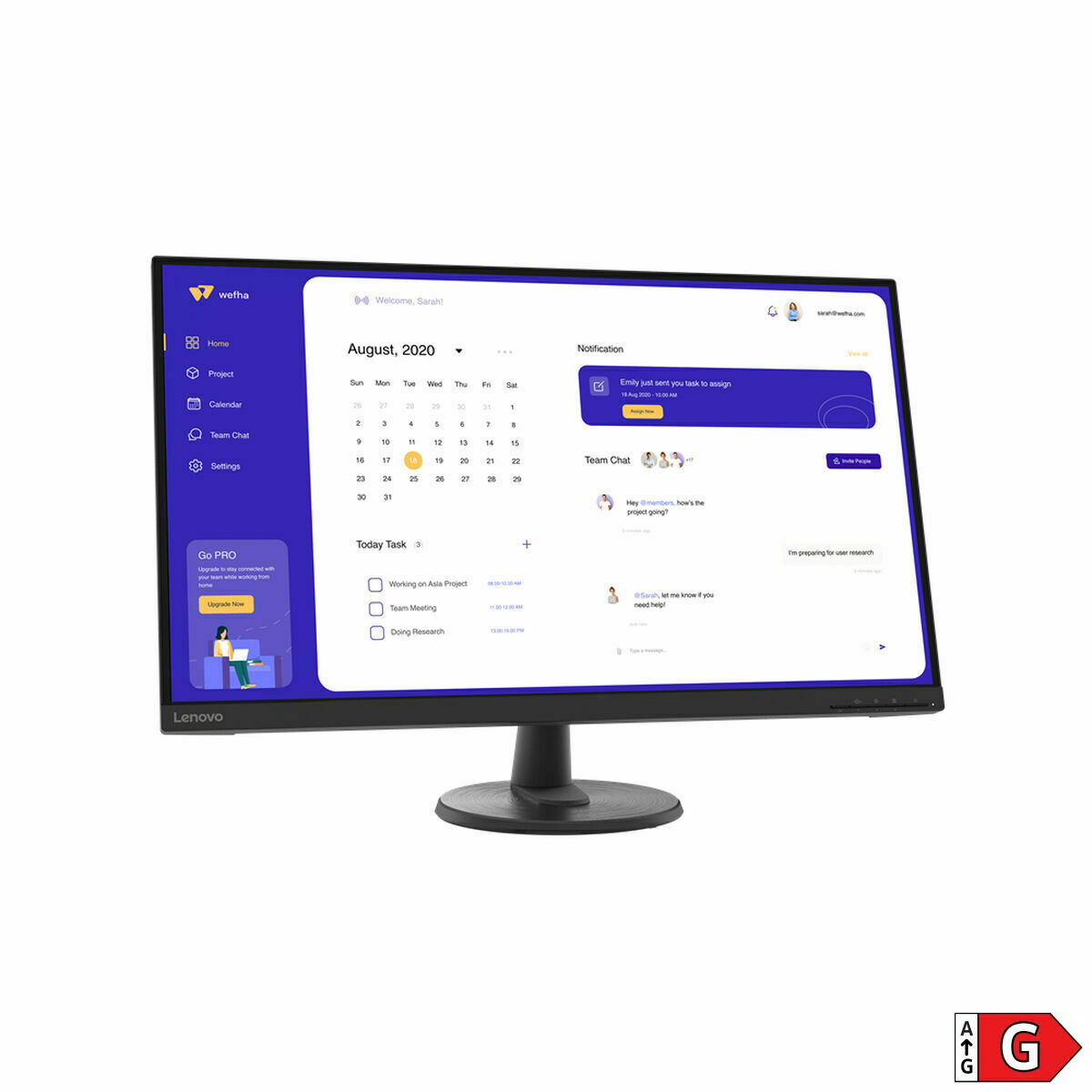 Monitor Lenovo 66FDGAC2EU 4K Ultra HD 31,5″